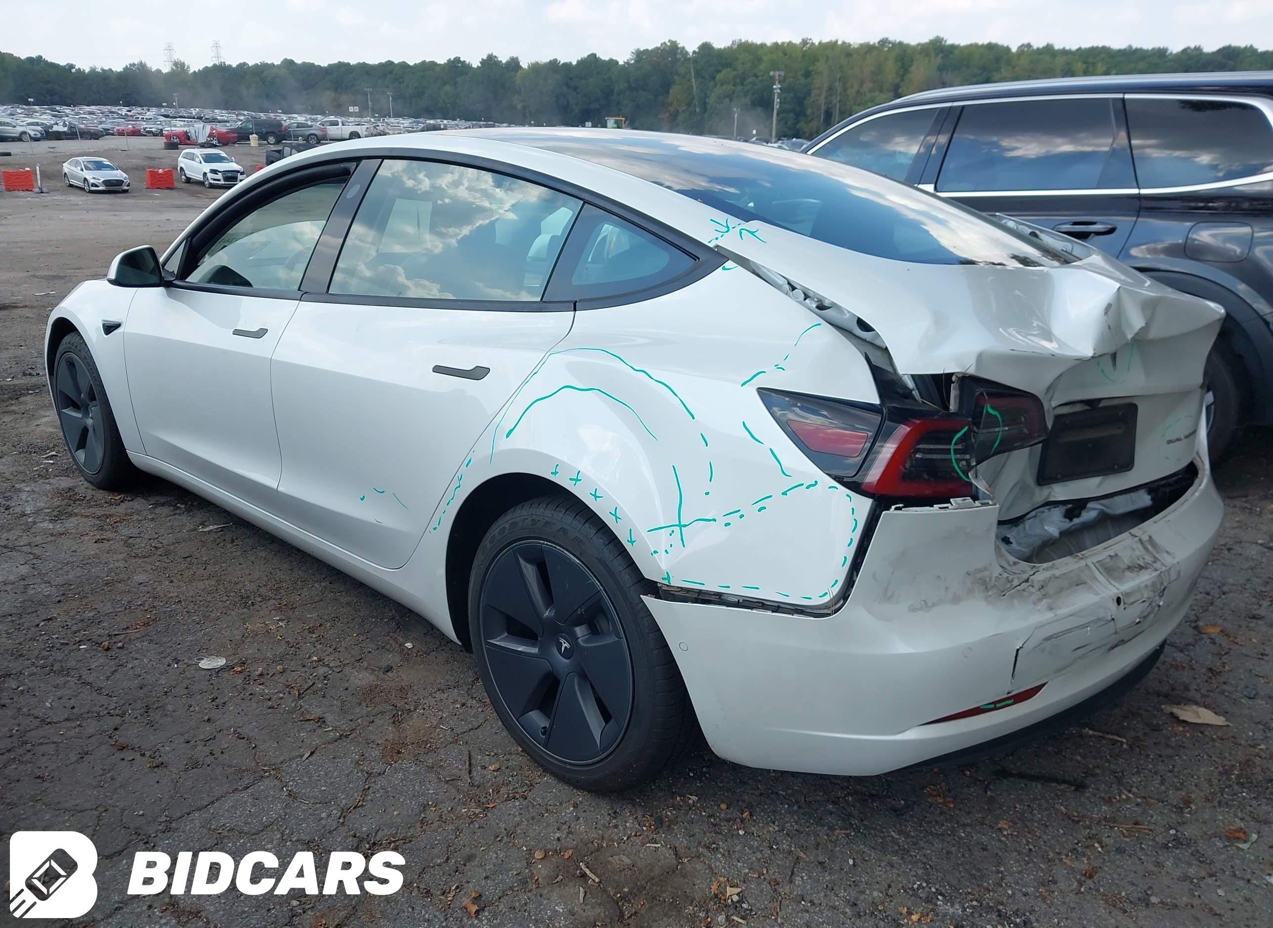 2022 Tesla Model 3, Long Rang...