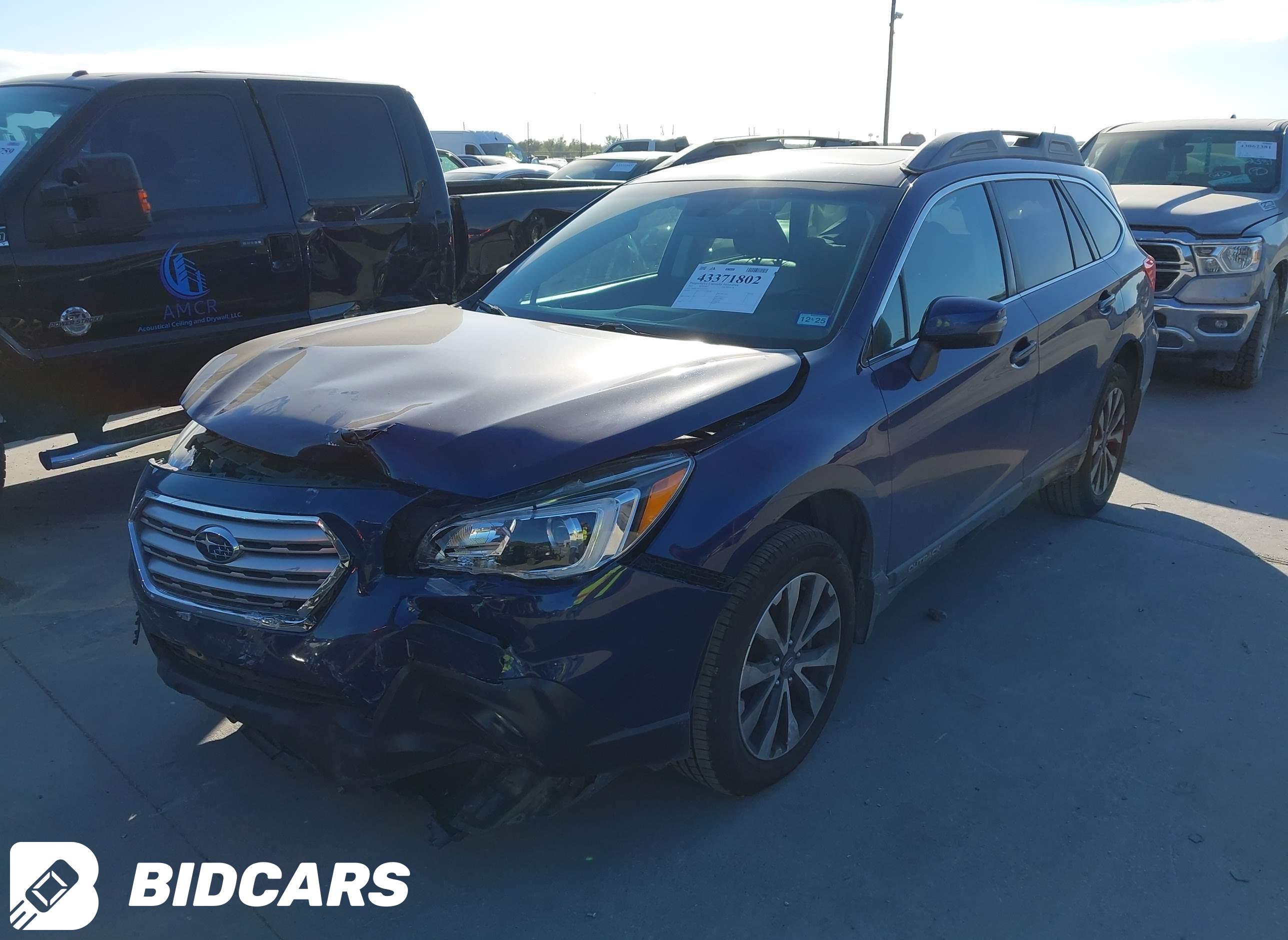 2016 Subaru Outback, 2.5I Lim...