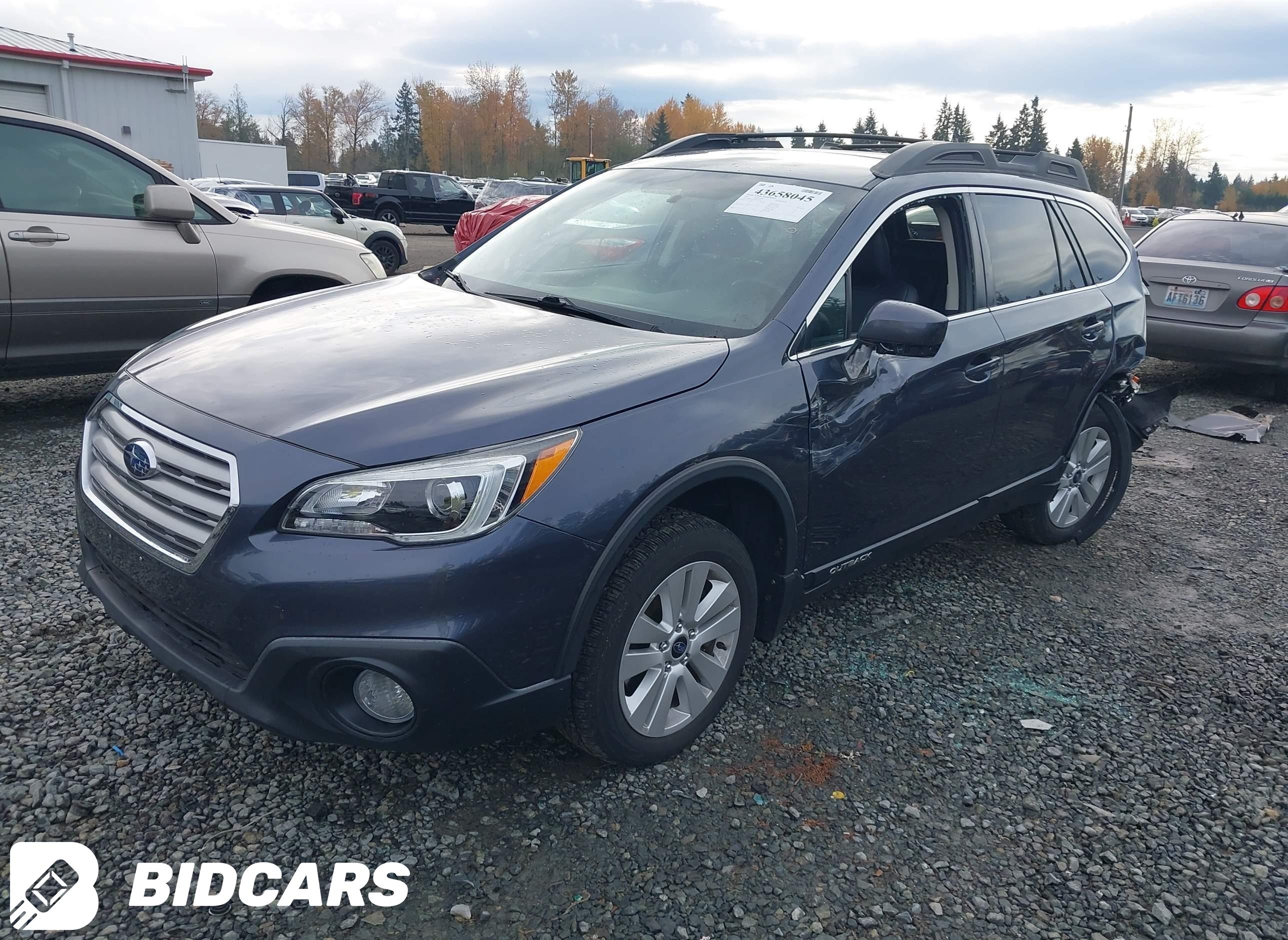2017 Subaru Outback, 2.5I Pre...