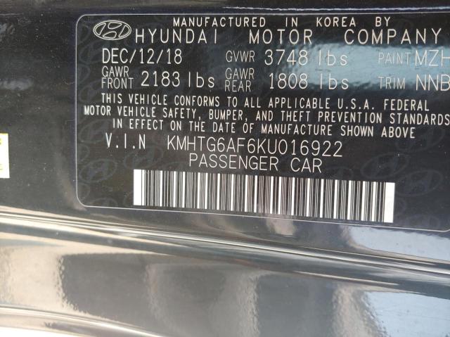 HYUNDAI VELOSTER  , 2019