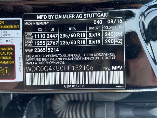  MERCEDES-BENZ GLC , 2017