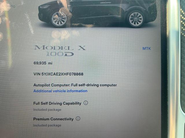 TESLA MODEL X , 2017