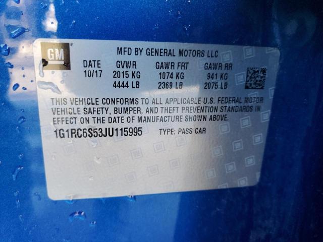 CHEVROLET VOLT , 2018