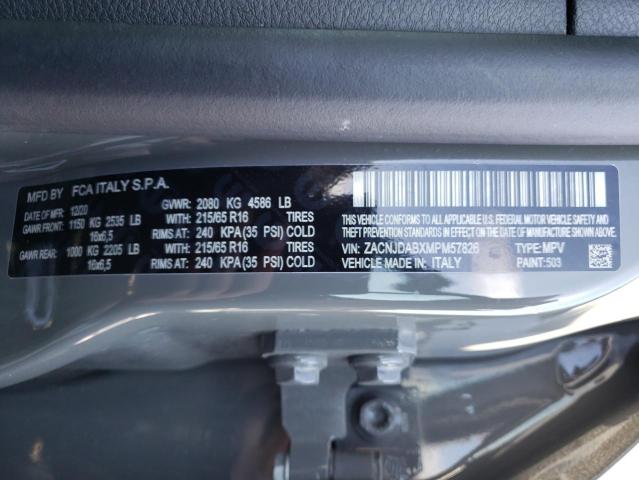 JEEP RENEGADE  , 2021