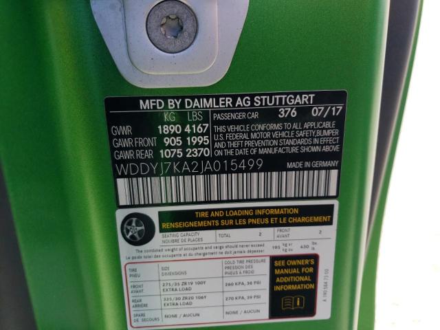  MERCEDES-BENZ  AMG GT , 2018