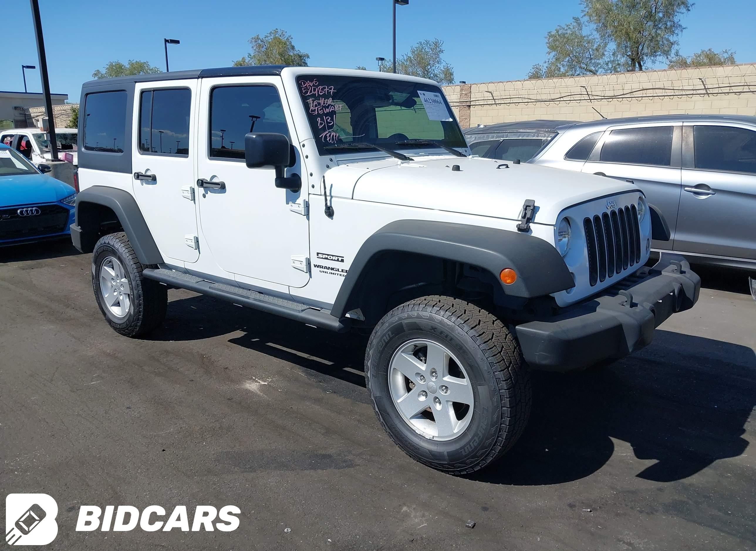 2017 Jeep Wrangler, Unlimited...