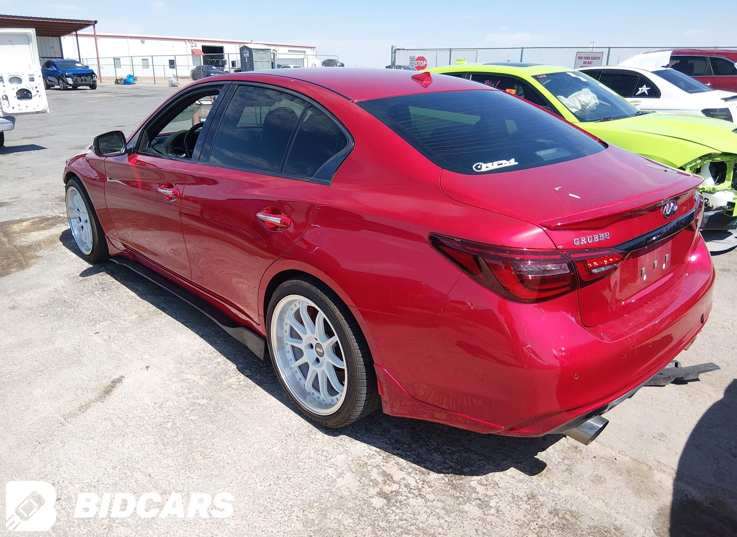 2021 Infiniti Q50, Red Sport 400