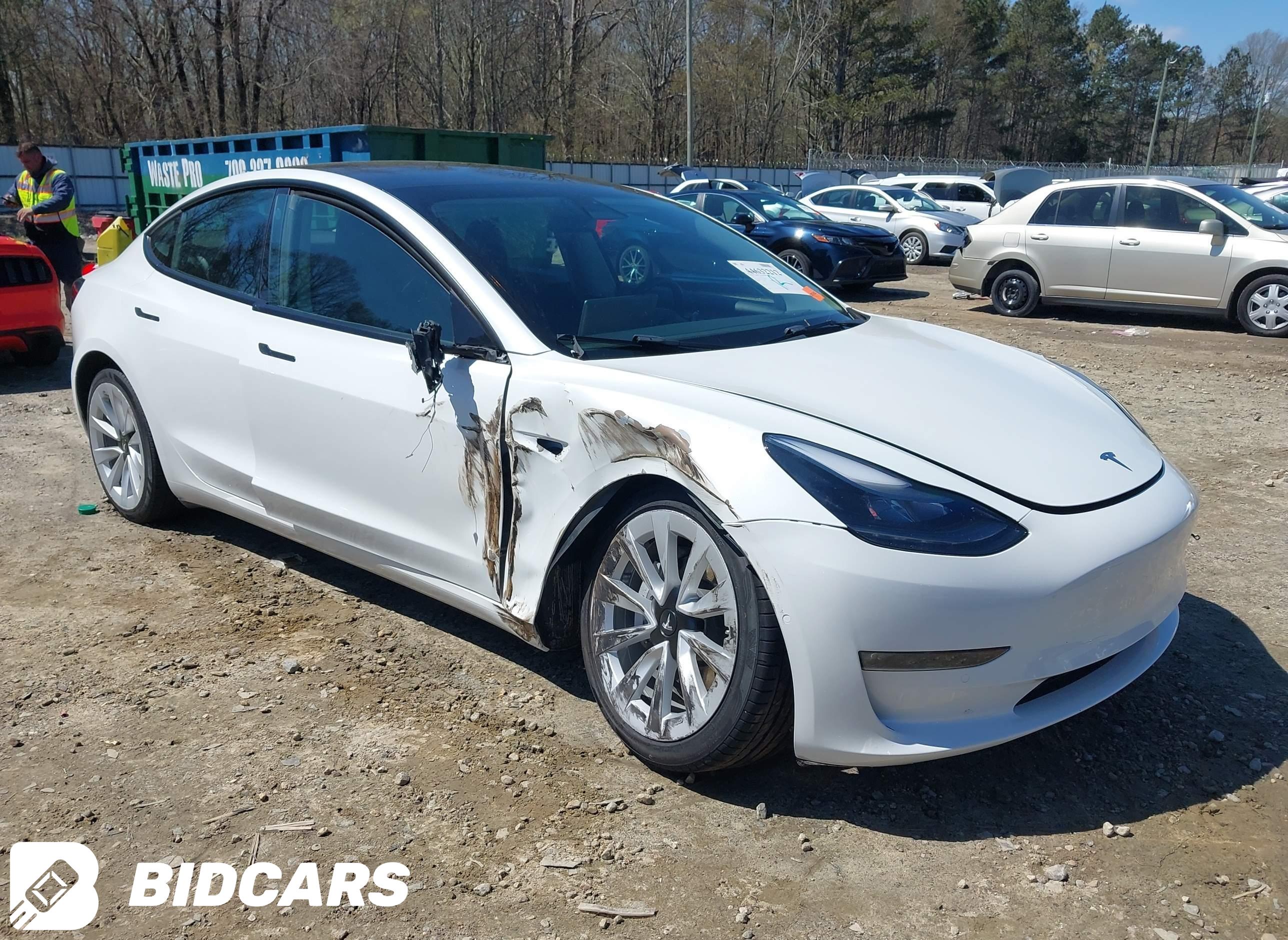 2022 Tesla Model 3, Rear-Whee...