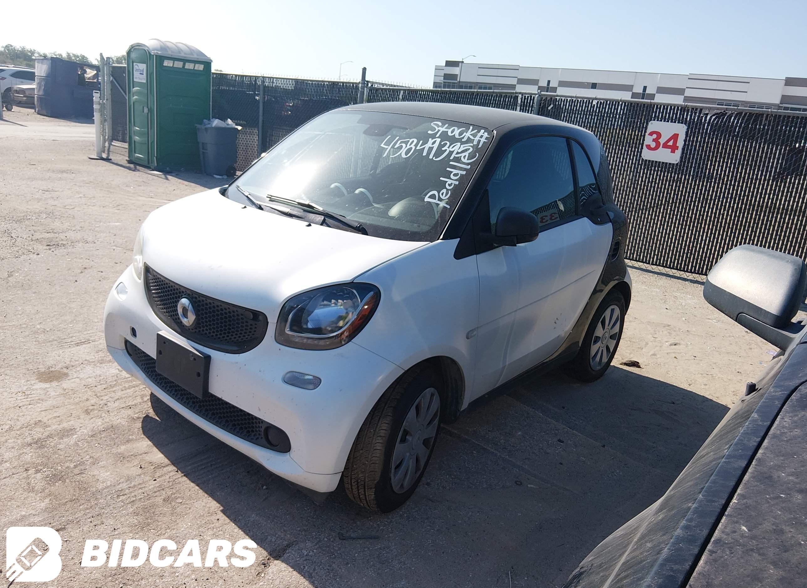 2016 Smart Fortwo, Pure