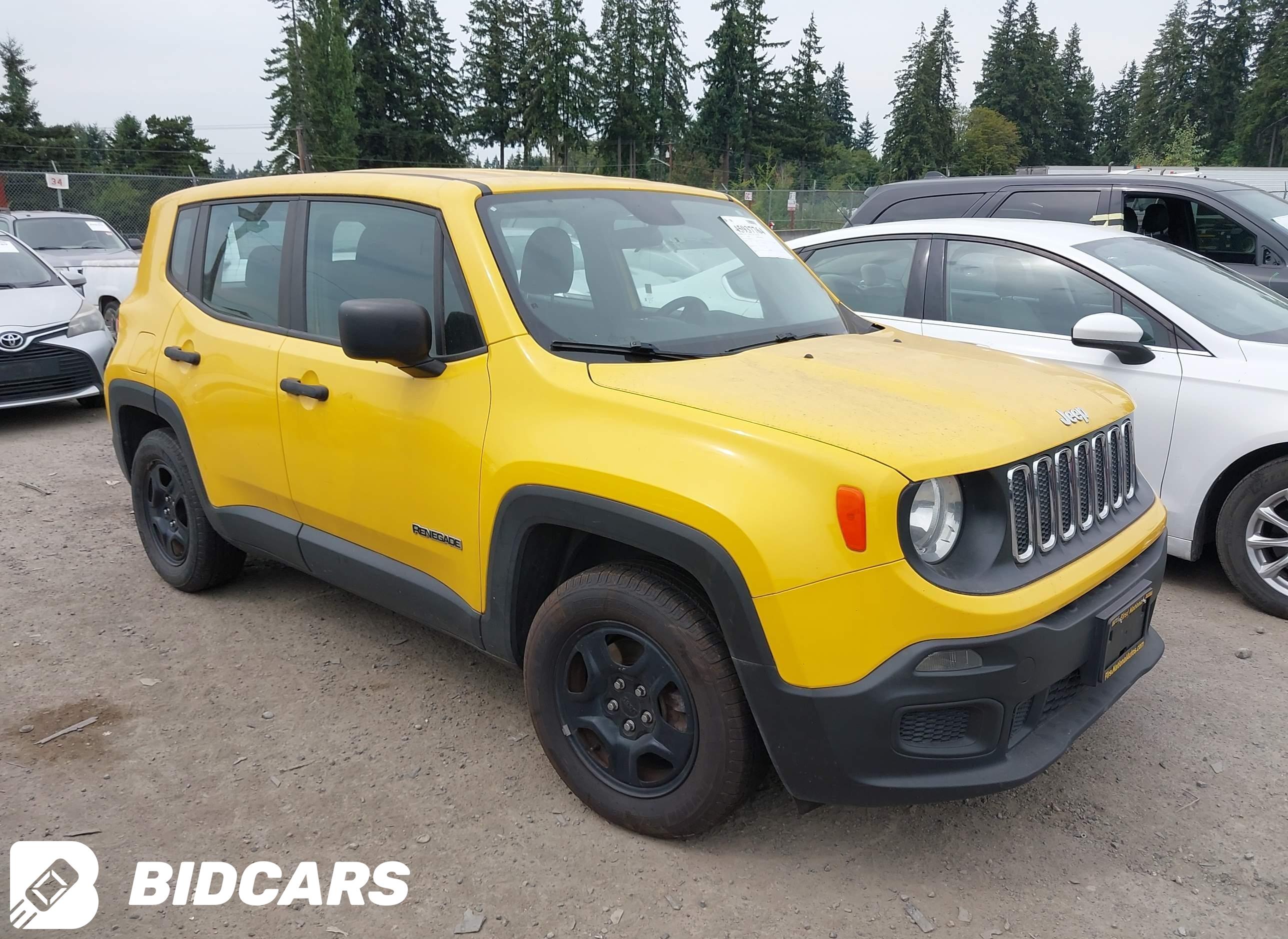 2017 Jeep Renegade, Sport