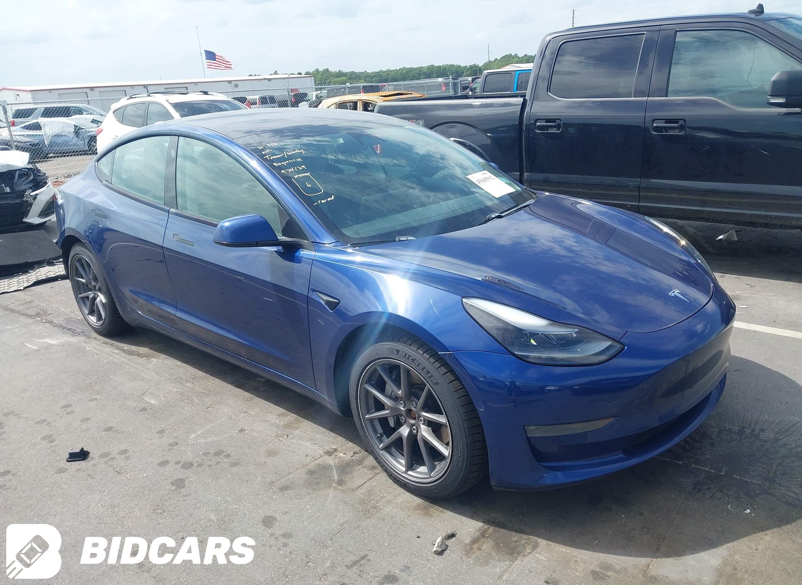 2021 Tesla Model 3, Long Rang...
